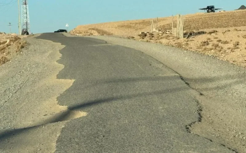 Une vraie route vers le désert d'Agafay (Marrakech), enfin !