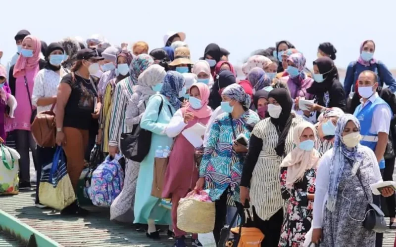 Les saisonnières marocaines de retour en Espagne