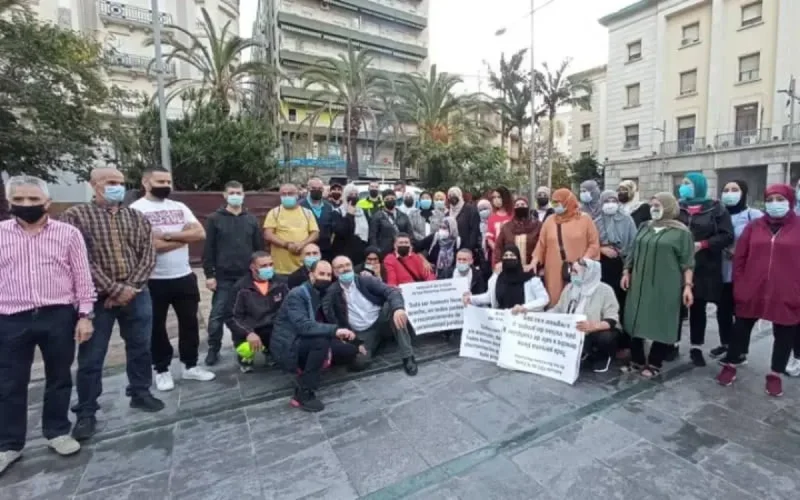 Sebta et Melilla : sit-in des travailleurs légaux marocains 