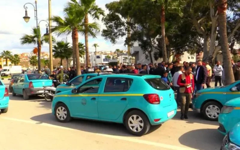 Au Maroc, les taxis font pression