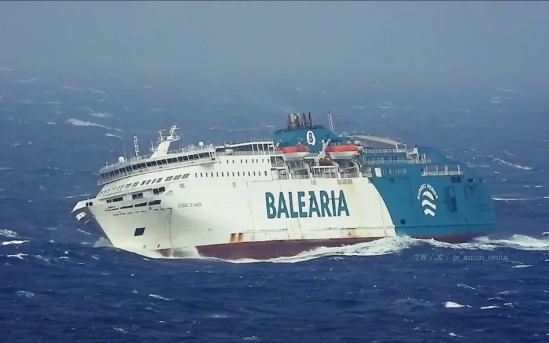 Détroit de Gibraltar : Trafic zéro entre Algésiras et Tanger Med face au chaos de la météo