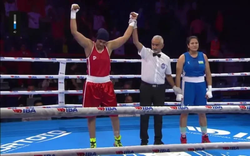 La boxeuse Khadija El Mardi finaliste du championnat du monde