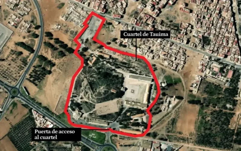 La base militaire dans le nord du Maroc fait peur à Melilla 