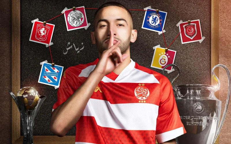 Wydad : le cas Hakim Ziyech pose un casse-tête juridique à la Fédération marocaine