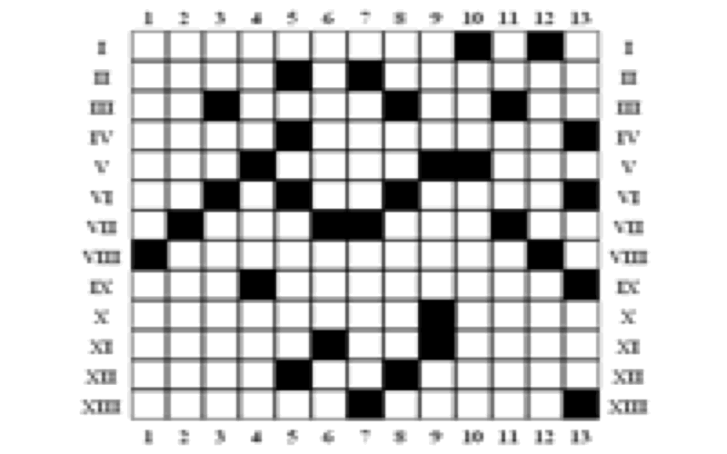 un marocain cree la plus grande grille de mots croises