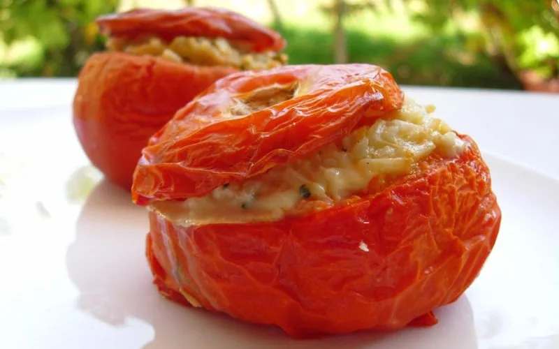Tomates farcies au riz