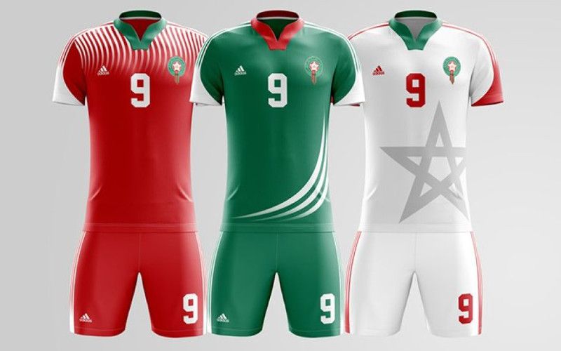 Par peur de la contrefaçon, Adidas n'a pas le maillot du Maroc de football