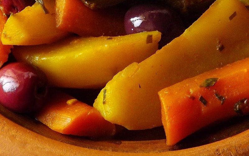 Tajine aux pommes de terre et carottes