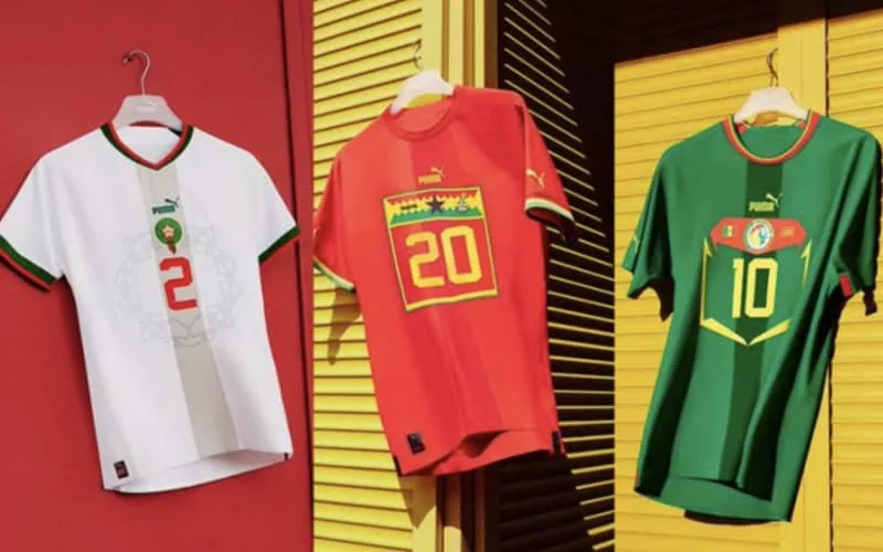 Équipe du Maroc de football, Maillots + tenues