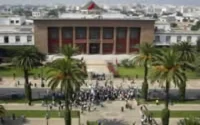 Manifestation à Rabat contre la guerre en Irak
