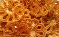 Beignets en forme de fleurs