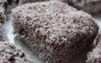 Carrés au chocolat et noix de coco