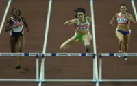 Lamiae Lhabze décroche l'or du 100m haies