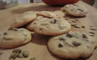 Biscuits au chocolat et à la menthe et vanille