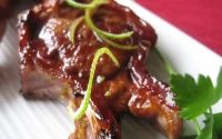 Agneau au miel et à la moutarde