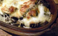Salade d'aubergines et de poivrons