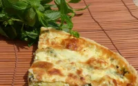 Tarte à la menthe fraîche