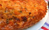 Tarte aux carottes salée