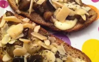 Aubergines aux amandes
