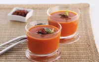 Velouté de tomates glacé