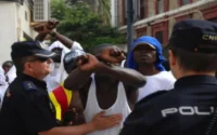 Les clandestins africains manifestent à Sebta