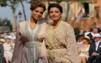 Lalla Meryem et Lalla Soukaïna au mariage du Prince Albert II de Monaco
