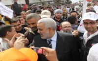Benkirane à la marche pour la Palestine à Casablanca