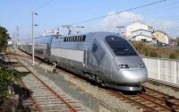 Photo du TGV marocain, sorti d'usine