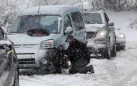 A cause de la neige, des routes fermées dans le nord du Maroc