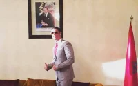 Cristiano Ronaldo pose devant le portrait de Mohammed VI (photo)