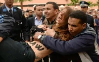 Les photos de l'arrestation des deux Femen à Beni Mellal