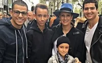 Photo : Lalla Salma, Moulay Hassan et Lalla Khadija à Paris