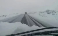 De fortes chutes de neige le nord du Maroc (vidéo)