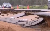 Maroc : importants dégâts sur les autoroutes après les fortes pluies (vidéo)