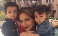 Photo : Lalla Soukaina avec ses jumeaux