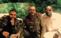Photo : le roi Mohammed VI avec Maître Gims