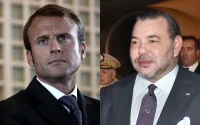 Mohammed VI s'entretient avec Emmanuel Macron