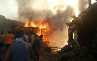 Un incendie ravage 120 commerces à Fès