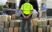 Plus de deux tonnes de haschich marocain saisies en Espagne (vidéo)