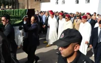 Le prince Moulay Rachid aux funérailles de Mohammed Karim Lamrani (photos)