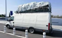 Photo : Il n'avait que 9 tonnes de plus dans sa fourgonnette