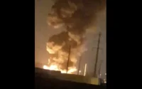 Les flammes ravagent une partie du Souk Al Had à Agadir