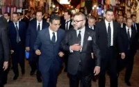 Le Roi Mohammed VI en visite à Marrakech