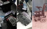 De la drogue ... dans une chaise roulante