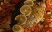 Poisson au four