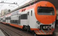 Le train arrive à nouveau à l'aéroport de Casablanca
