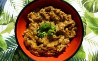 Zaalouk ou salade aux aubergines et aux tomates