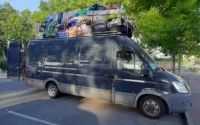 Photo : ce MRE n'avait que 3,5 tonnes de plus dans sa fourgonnette