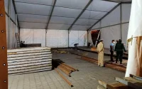 Casablanca installe un nouvel hôpital de campagne pour faire face au Covid-19