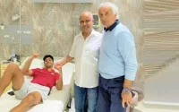 Aymen Barkok opéré d'urgence d'une appendicite